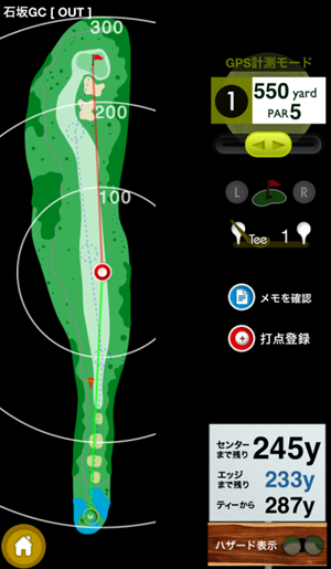 GPS計測モード